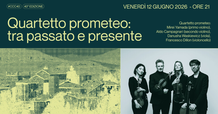 copertina di Quartetto Prometeo -tra passato e presente- 