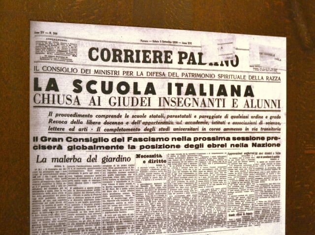 Il "Corriere padano" del 3 settembre 1938