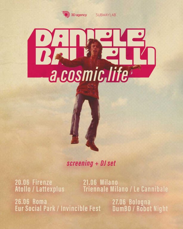 copertina di Proiezione documentario “Daniele Baldelli: A Cosmic Life”