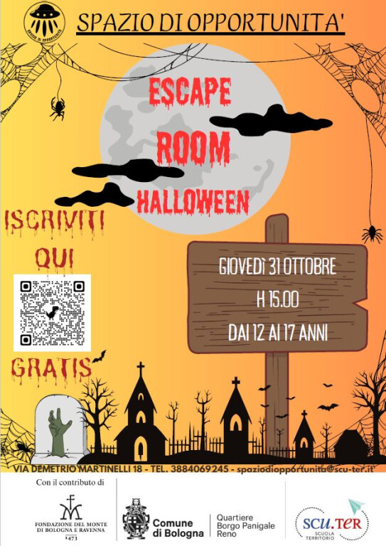 copertina di Escape Room di Halloween