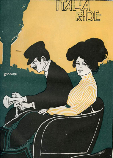 copertina di ITALIA RIDE. Settimanale artistico umoristico