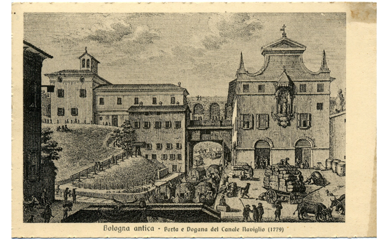 immagine di Porta e dogana del Canale Naviglio (1779)