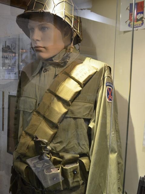Soldato americano della X Div. Mountain - Iola di Montese (MO) - Museo Memorie d'Italia - Linea Gotica