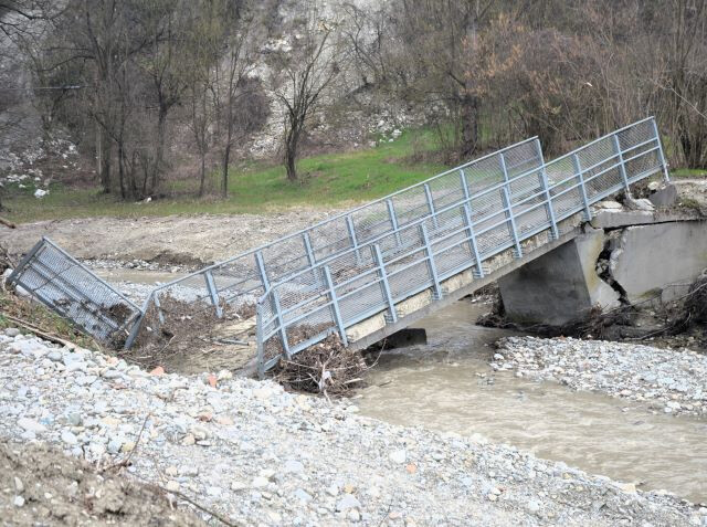Ponte crollato