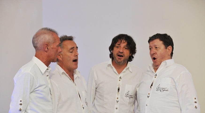 copertina di Un’alba magica fra gessi e voci