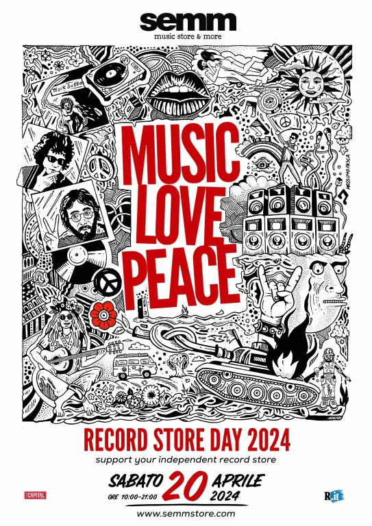 copertina di Record Store Day Italia 2024