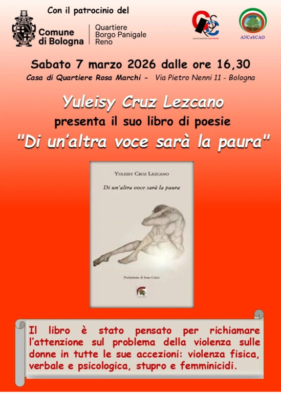 copertina di Di un'altra voce sarà la paura