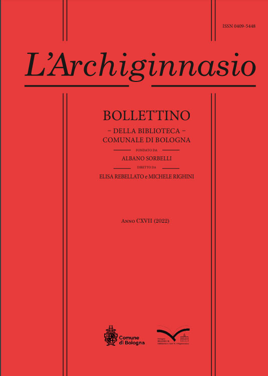 immagine di Pubblicazioni - L’Archiginnasio, Bollettino della Biblioteca comunale di Bologna