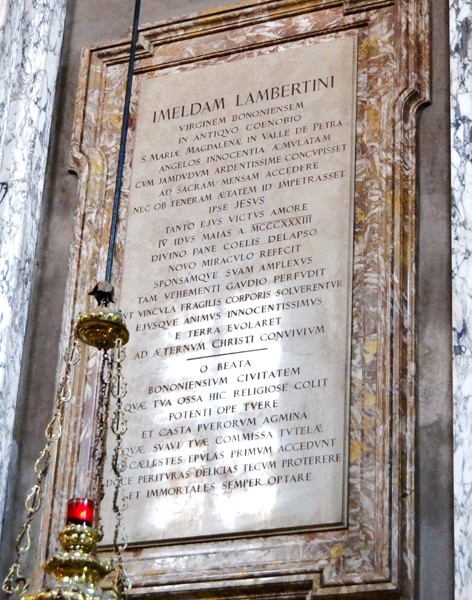 Lapide per Imelda Lambertini 