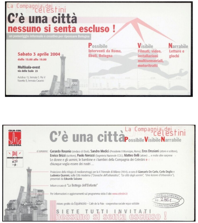image of C'è una città possibile (2004) - Volantino