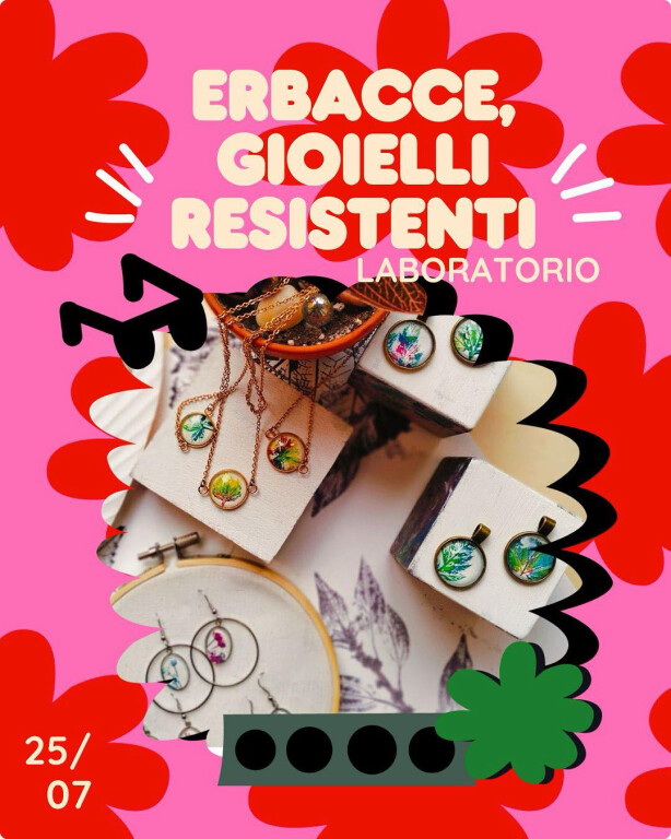 copertina di Erbacce, gioielli resistenti