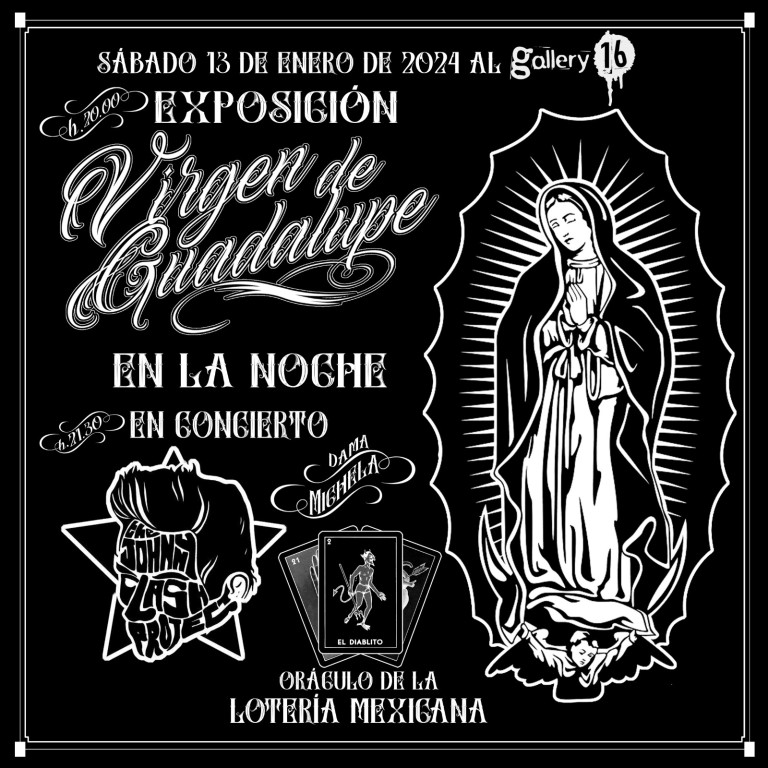 copertina di Mostra Virgen de Guadalupe - Sacro, profano e Kitsch, al Gallery 16