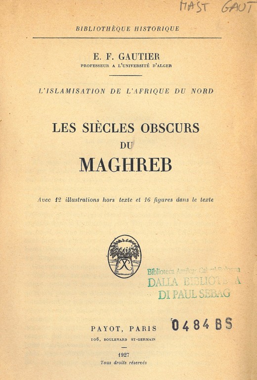 cover of Les siècles obscurs du Maghreb