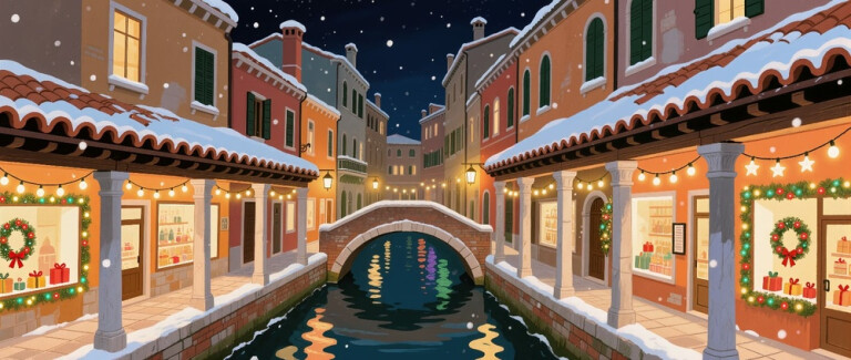 immagine di Goccina e la stella di Natale sul Canale