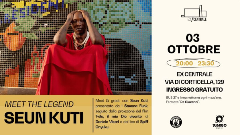 copertina di Seun Kuti "Meet The Legend"