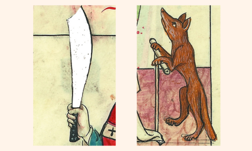 BCABo, ms. A.2848, c. 9v, particolare)