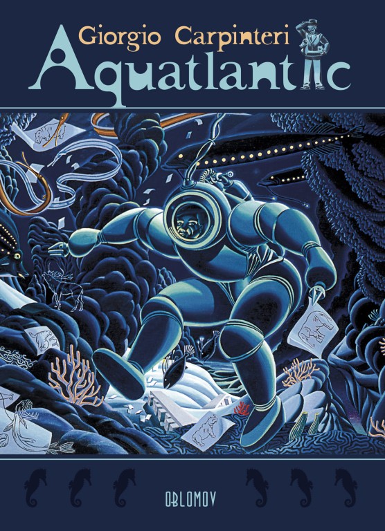 copertina di Giorgio Carpinteri, Aquatlantic, Quartu Sant'Elena, Oblomov,  2018