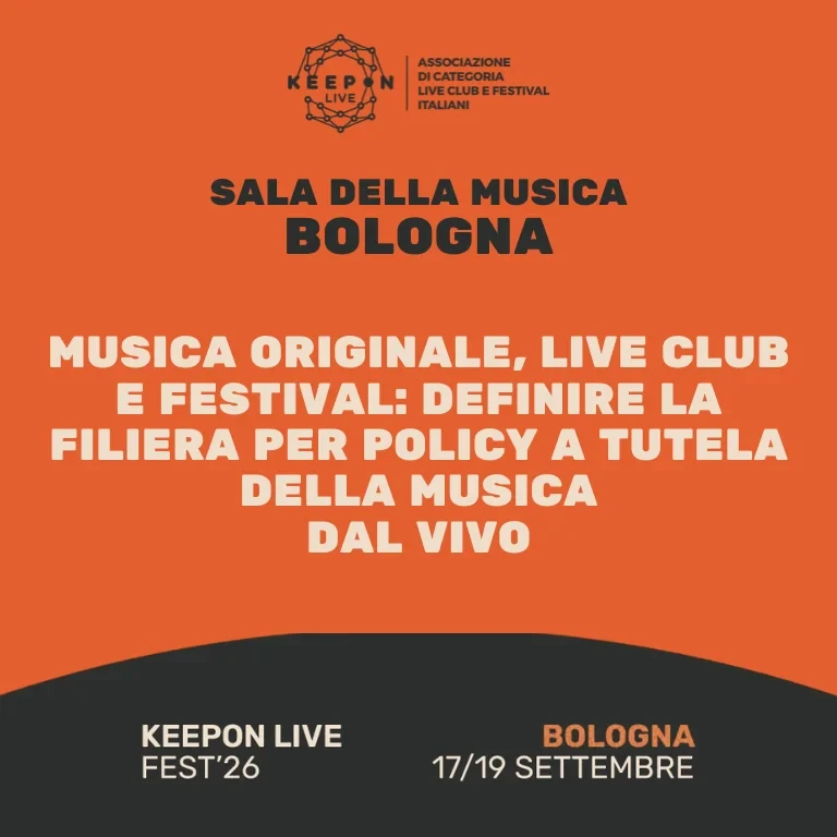 copertina di Musica originale, Live Club e Festival