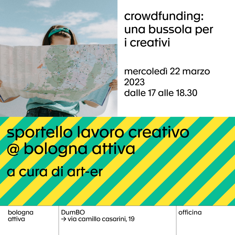 image of Sportello Lavoro Creativo @ Bologna Attiva: Crowdfunding, una bussola per i creativi