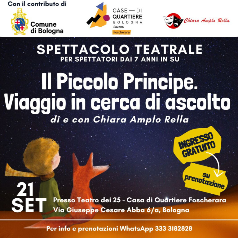 copertina di Il Piccolo Principe. Viaggio in cerca di ascolto