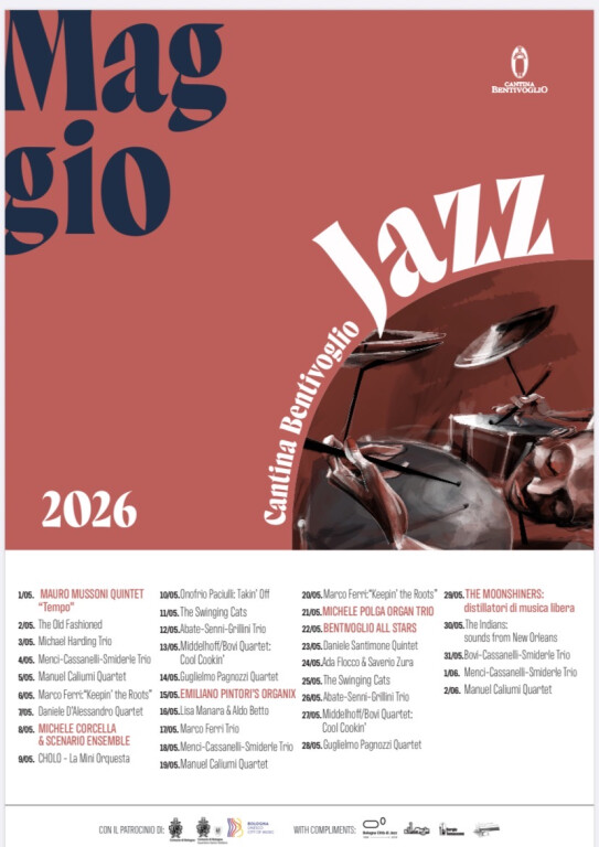 copertina di Cantina Bentivoglio | I concerti di maggio 2026