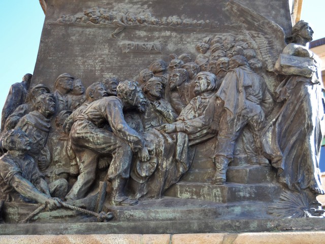 Garibaldi ferito portato a Pisa