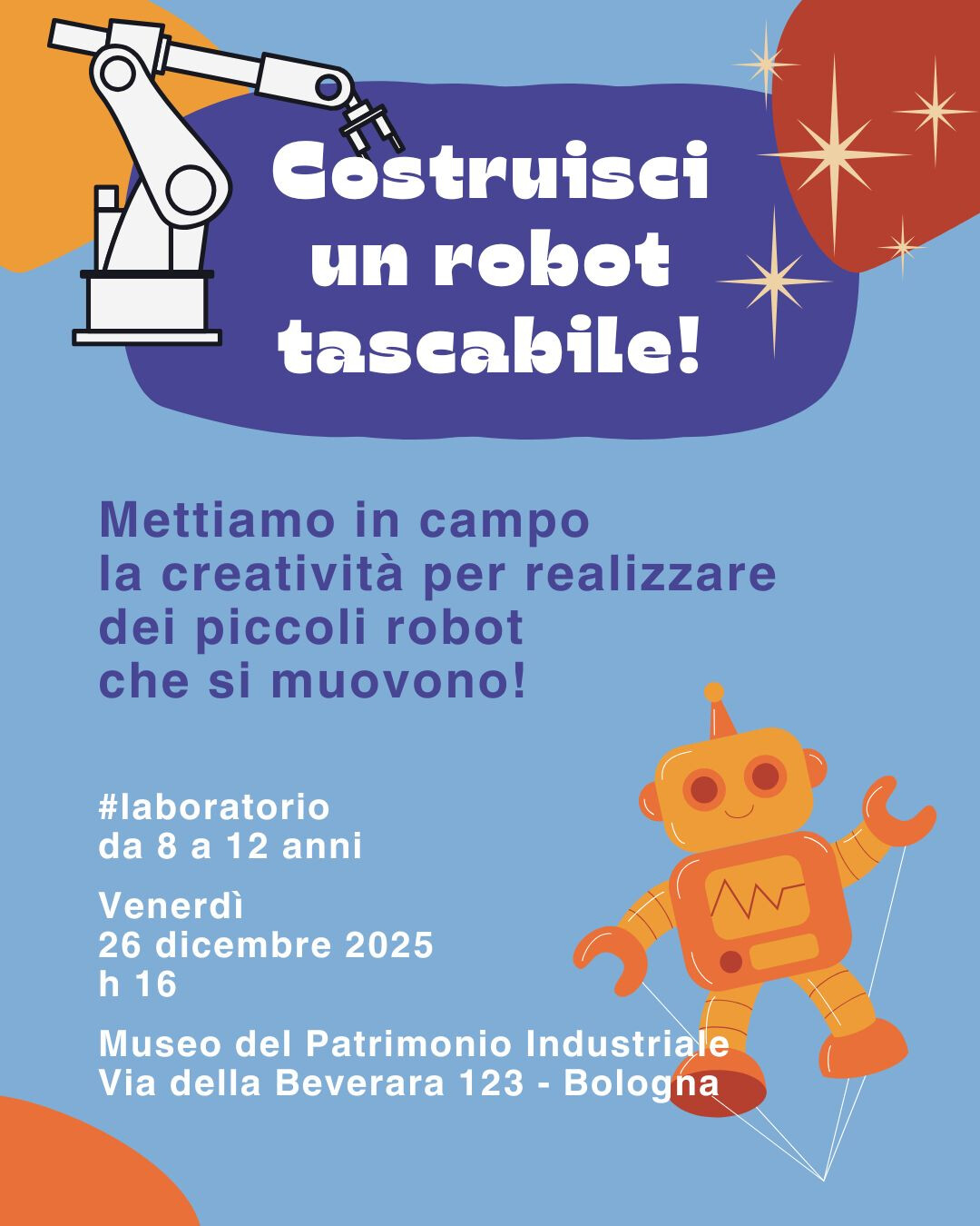 cover of Costruisci un robot tascabile!