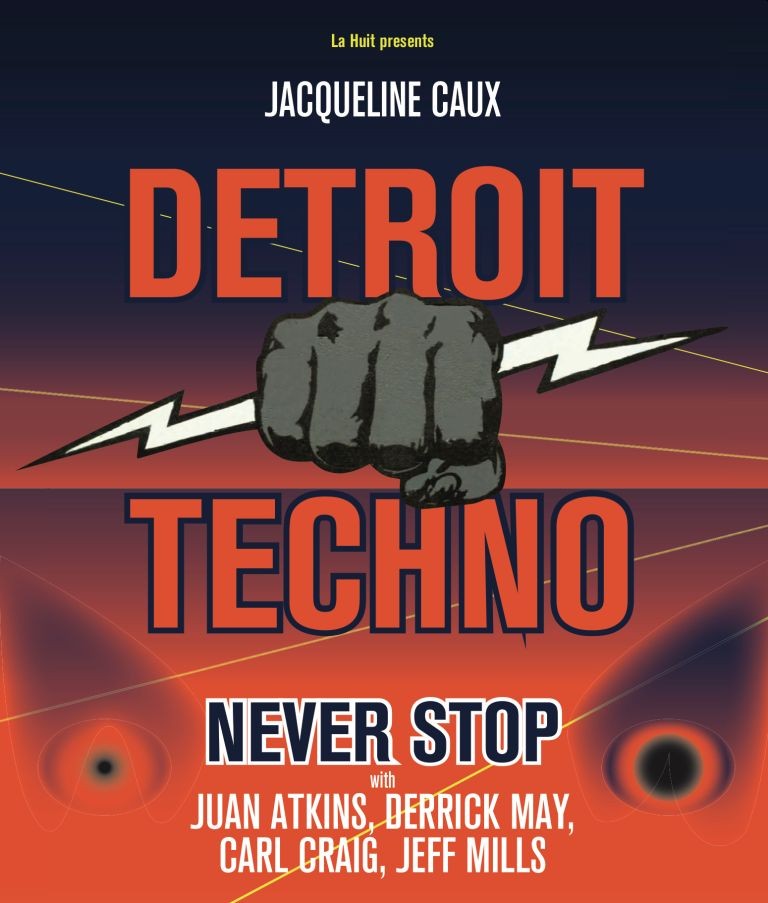copertina di DETROIT TECHNO – omaggio a Jacqueline Caux
