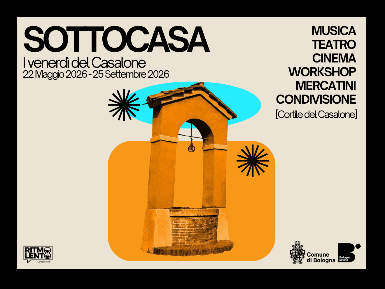 SOTTOCASA – I venerdì del Casalone (L’estate dai 0 ai 99 anni)