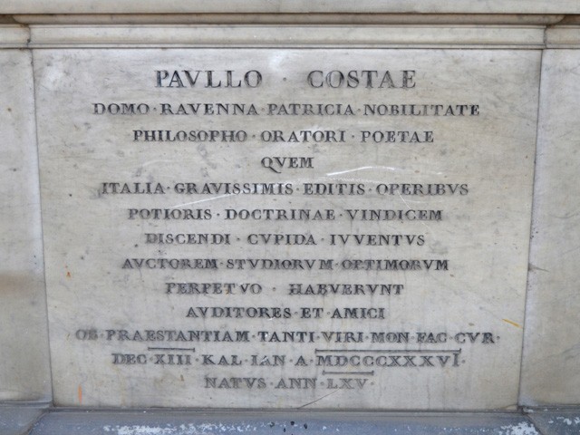 Monumento funerario di Paolo Costa 
