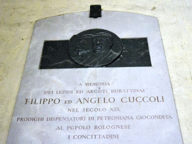 Monumento funerario dei burattinai Filippo e Angelo Cuccoli