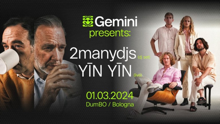immagine di Gemini presents Yin Yin & 2manydjs