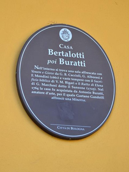 Casa Bertalotti poi Buratti - cartiglio