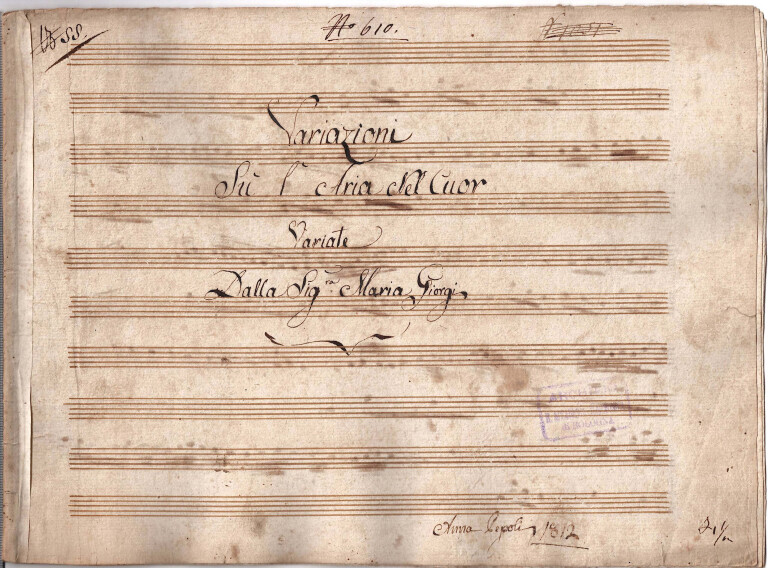 image of Nel cor più non mi sento