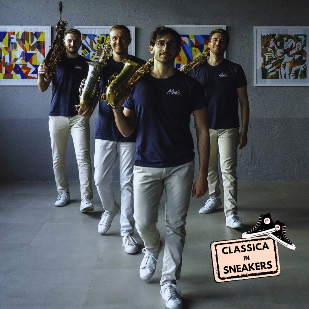 copertina di Alma Saxophone Quartet