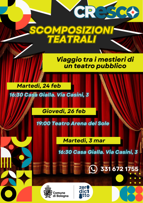immagine di Scomposizioni teatrali. Viaggio tra i mestieri di un teatro pubblico