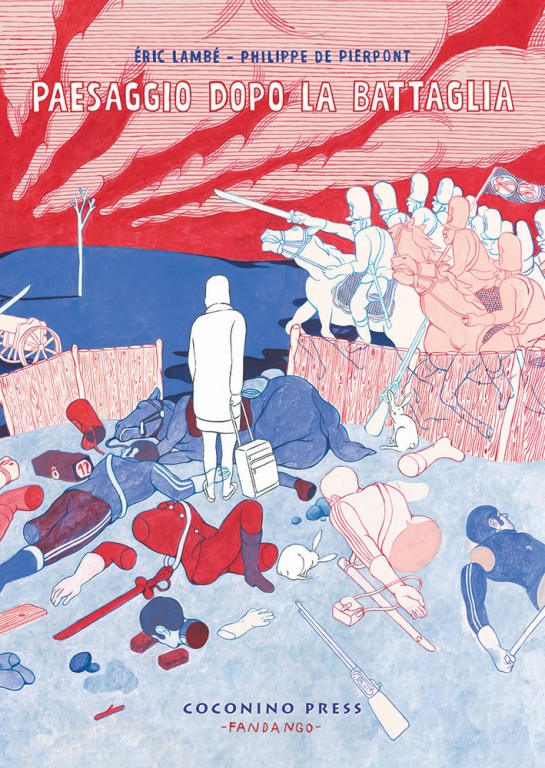 copertina di Eric Lambé, Philippe De Pierpont, Paesaggio dopo la battaglia, Roma, Coconino Press, Fandango, 2017