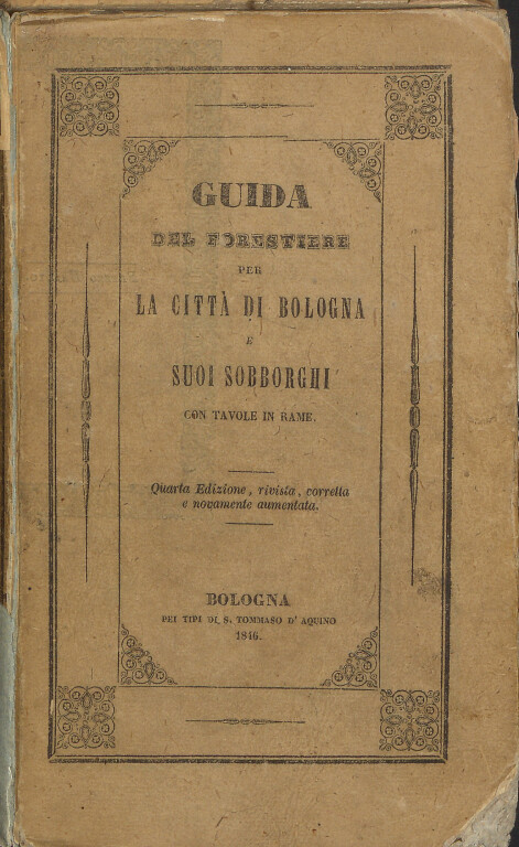 cover of Guida per la città di Bologna e suoi sobborghi