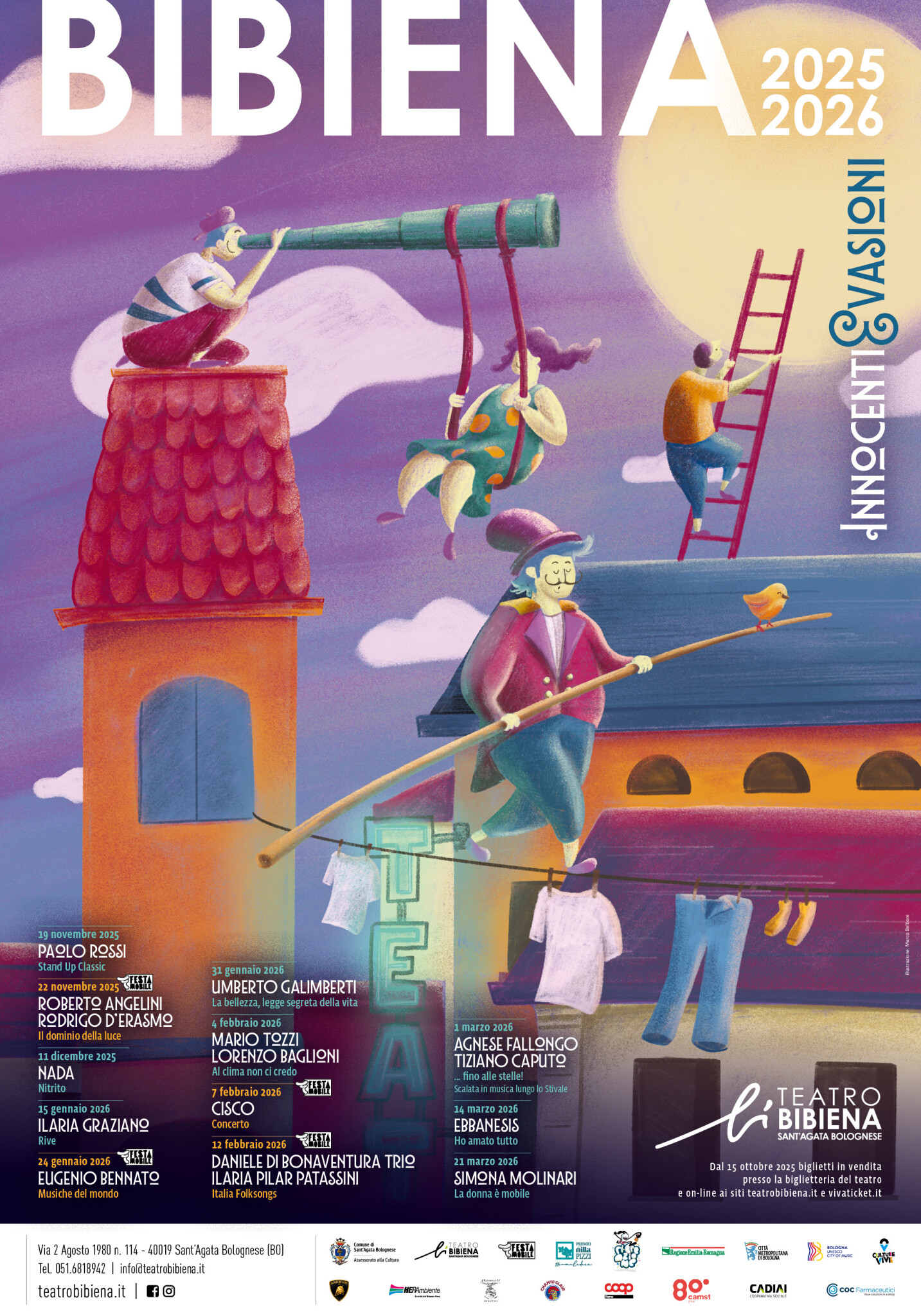 copertina di Teatro Bibiena di S.Agata Bolognese - Stagione 2025-26