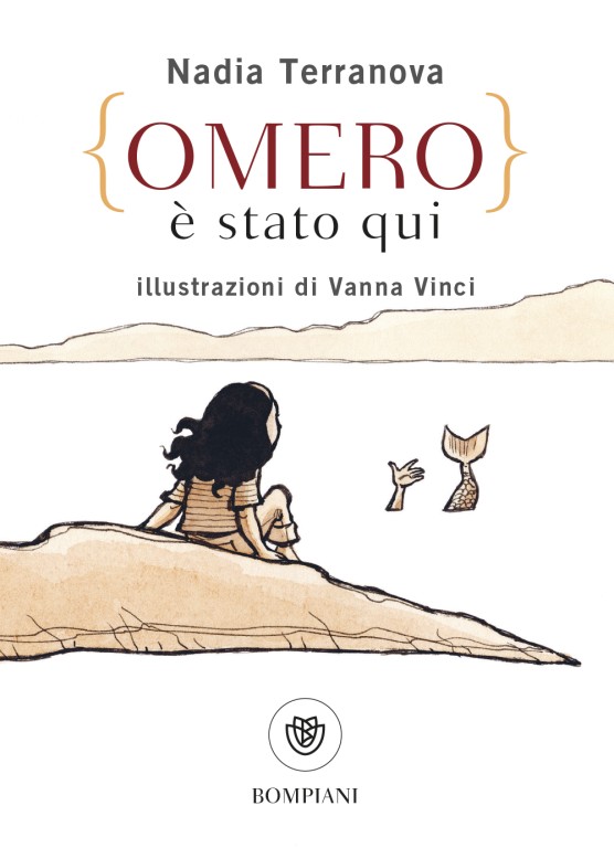copertina di Omero è stato qui
Nadia Terranova, Bompiani, 2019