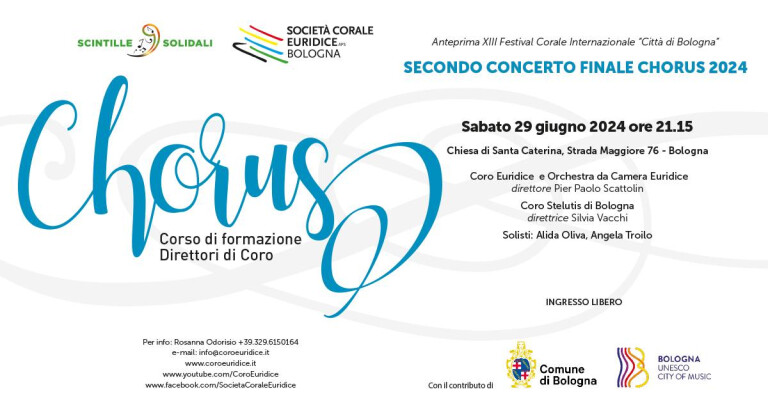 copertina di Secondo concerto finale CHORUS 2024