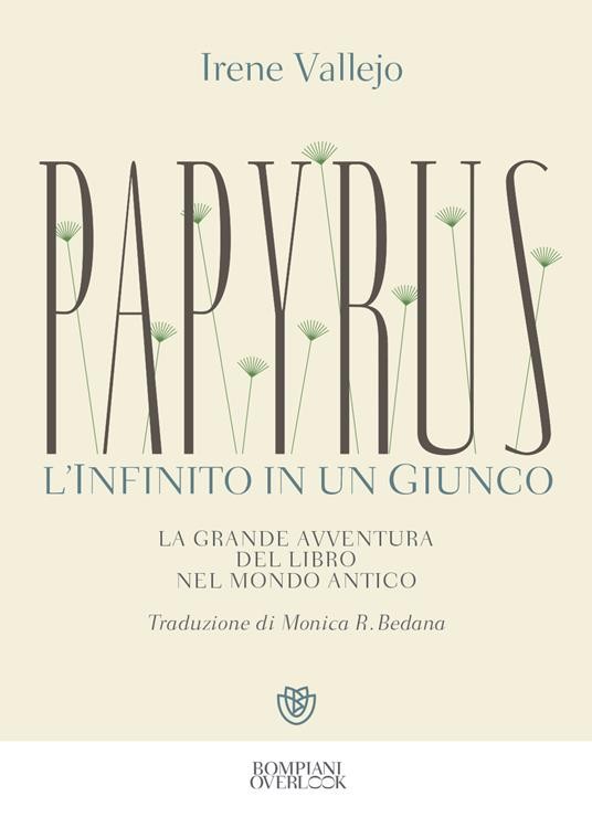 copertina di Papyrus. L'infinito in un giunco