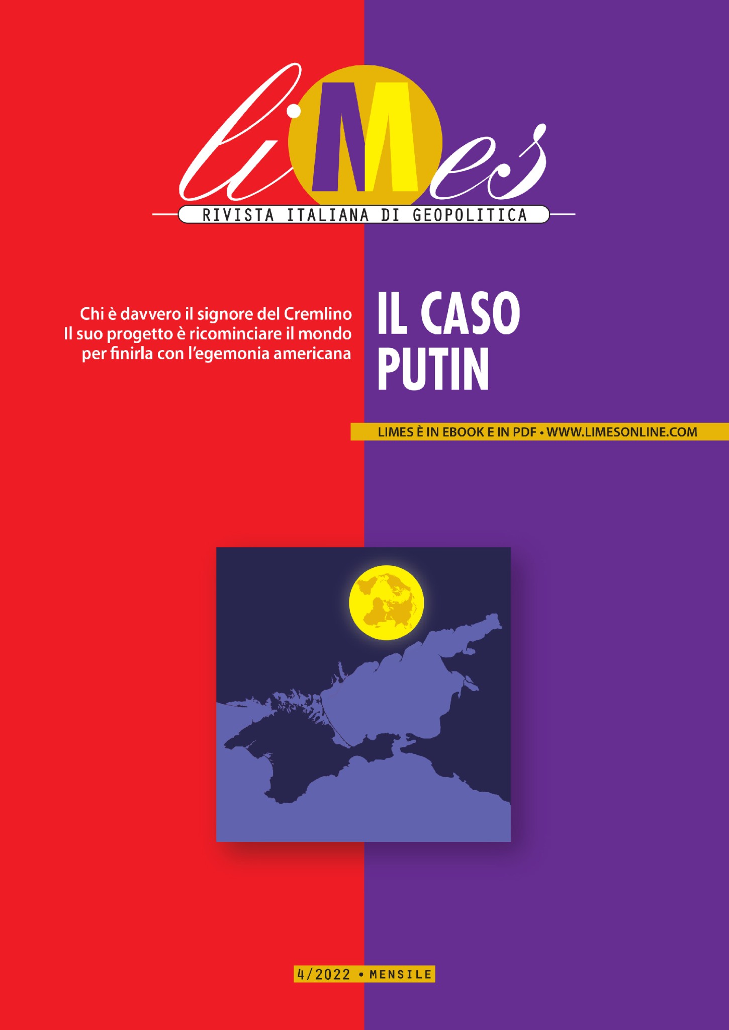 copertina di Limes maggio - Il caso Putin