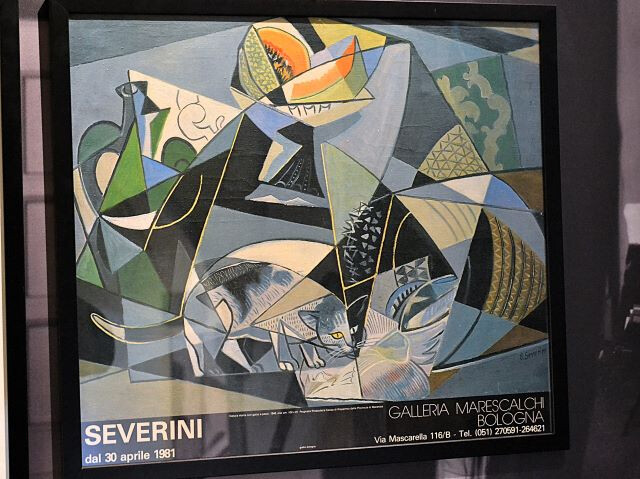 Manifesto della mostra di Gino Severini 