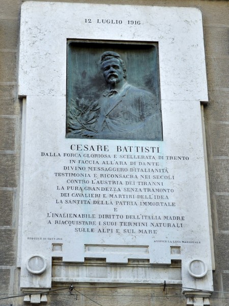 Ricordo di Cesare Battisti 