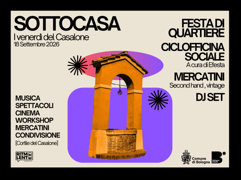 cover of SOTTOCASA – i venerdì del Casalone | Evento del  18 Settembre