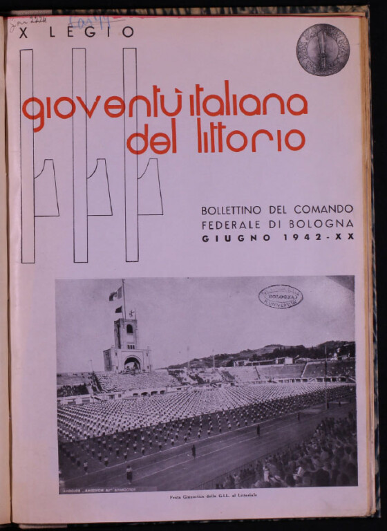 «Gioventù italiana del Littorio. Bollettino del Comando federale di Bologna»