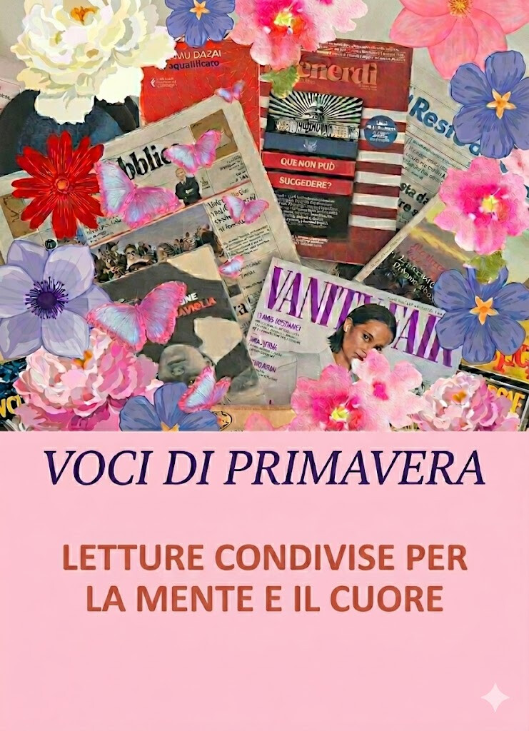 copertina di Voci di primavera. Letture condivise per la mente e il cuore