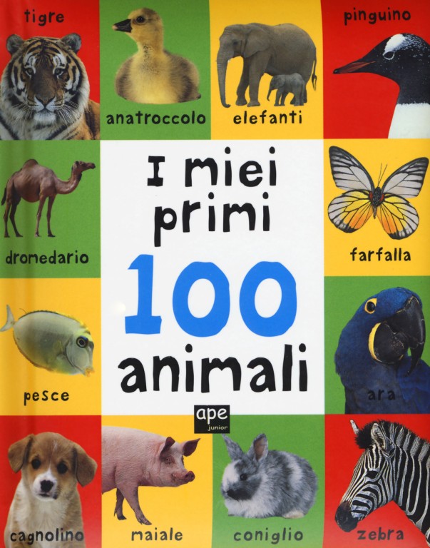 copertina di I miei primi 100 animali Salani, 2017