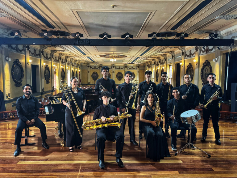 copertina di Colombia Latin Jazz big band conservatorio del Tolima